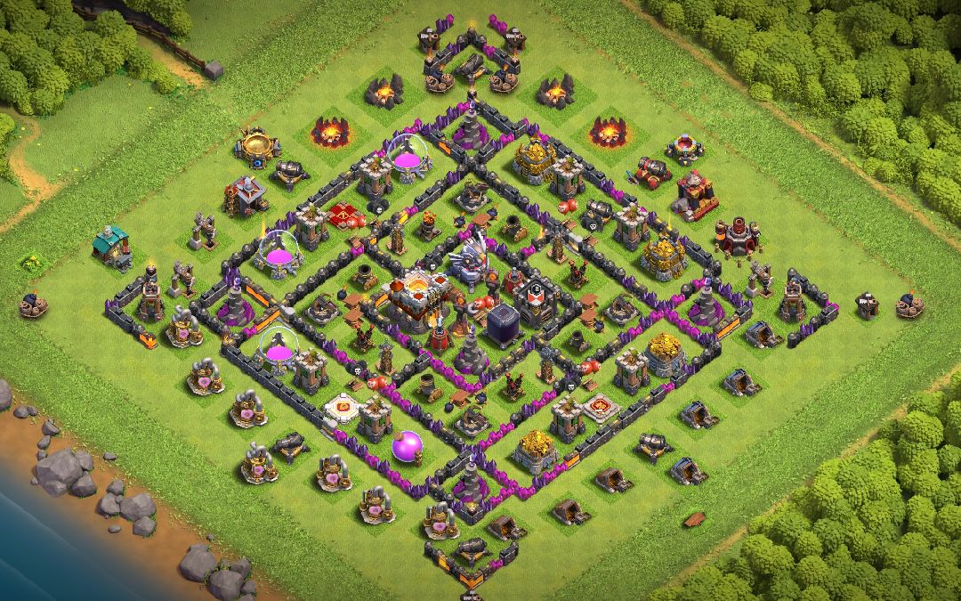 Town Hall 11 Hybrid Base layout by #Perfect_Gammer