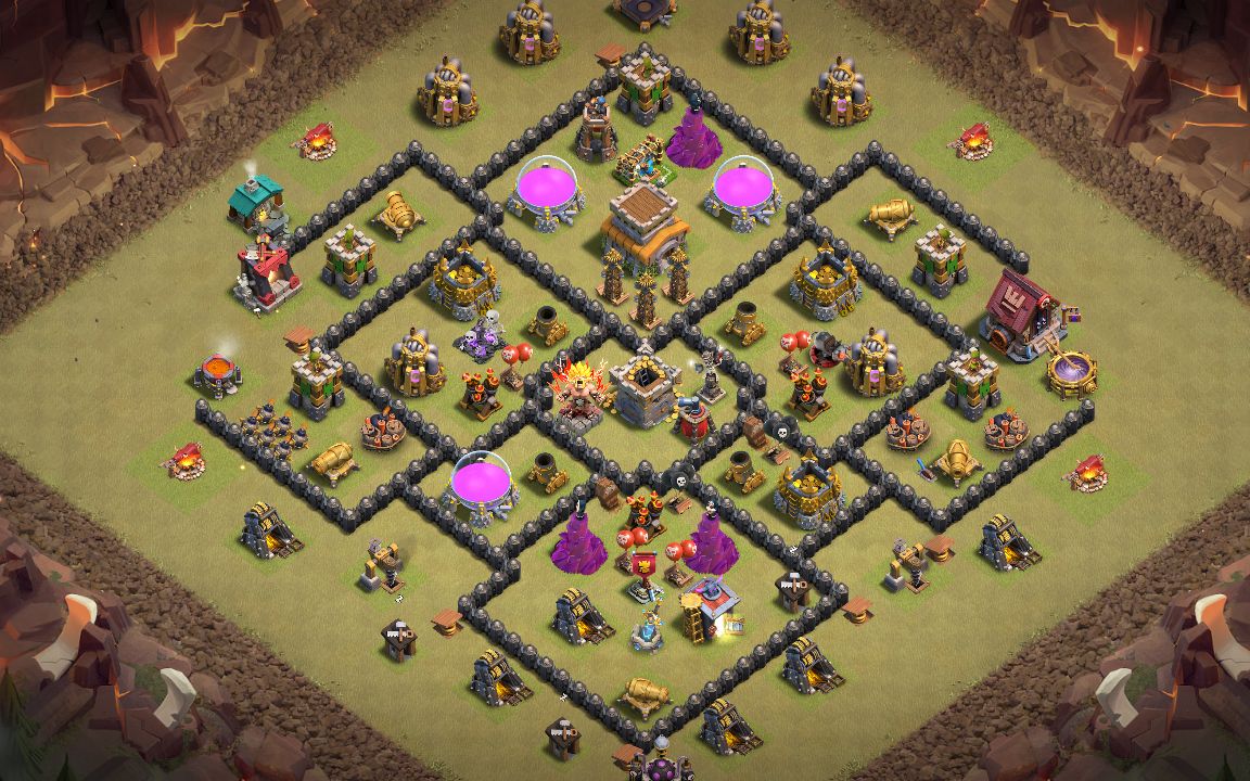 Town Hall 8 War Base layout by RIMURU