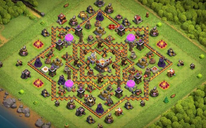 Town Hall 11 Hybrid Base layout by #Perfect_Gammer