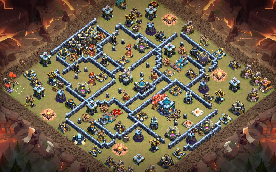 Town Hall 13 War Base layout by MD Yasir Gaming