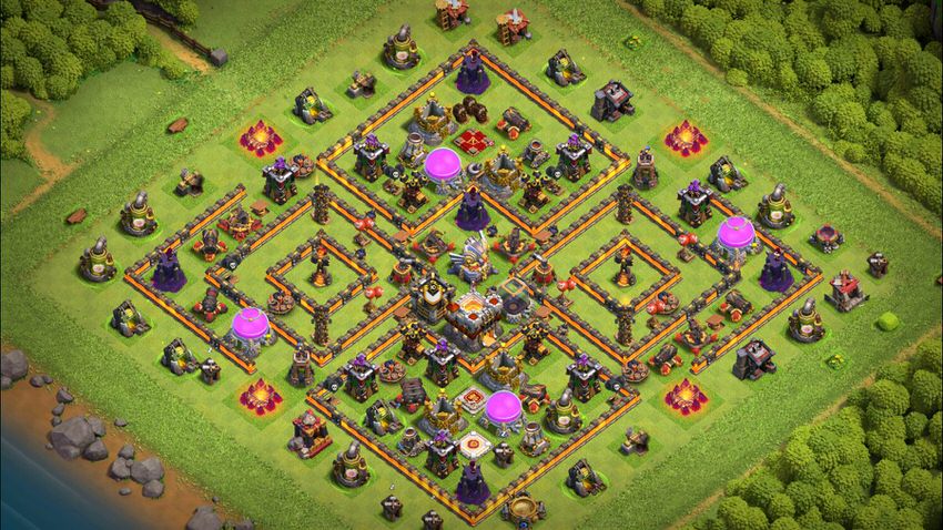 Town Hall 11 Trophy Base layout by TReX