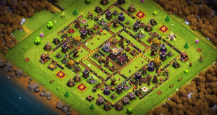 Town Hall 11 Trophy Base layout by MAHFUZ KHAN <> BD71