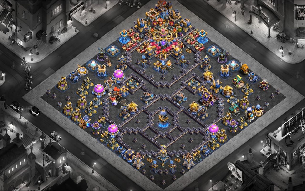 Town Hall 18 Legend Base layout by rifat