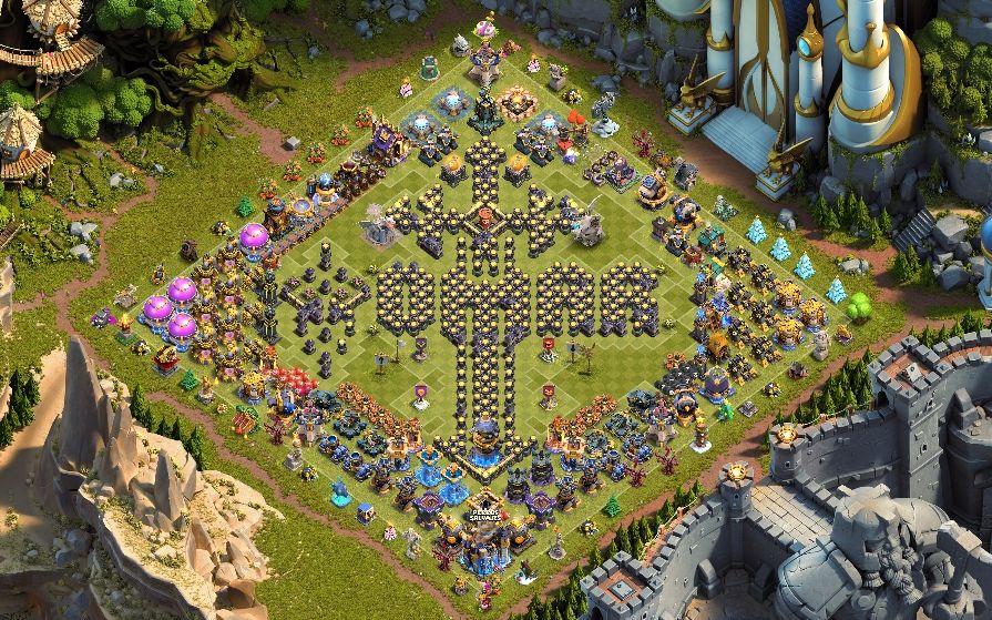 Town Hall 18 Fun Base layout by The Kings