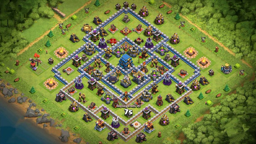 Town Hall 12 Farming Base layout by TReX