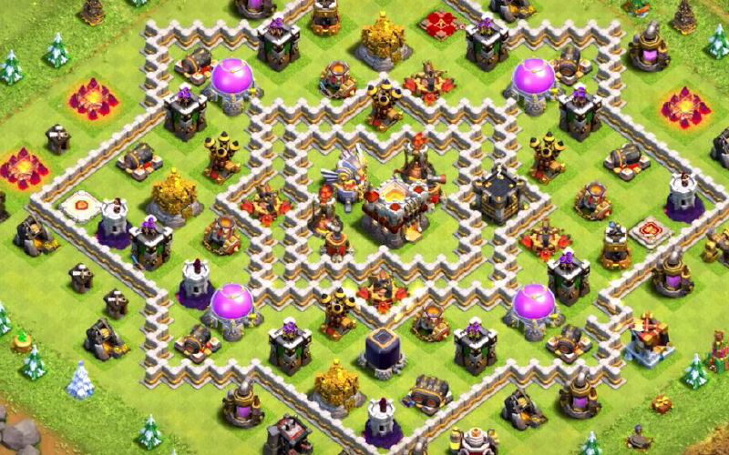 Town Hall 11 Hybrid Base layout by XLR8