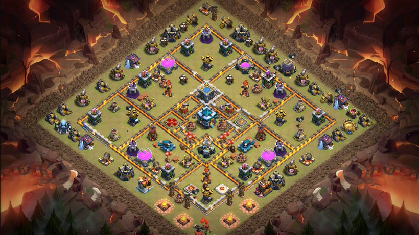 Town Hall 13 War Base layout by TReX