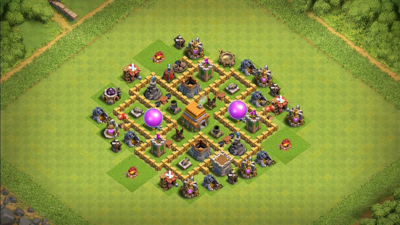 Town Hall 6 Trophy Base layout by TReX