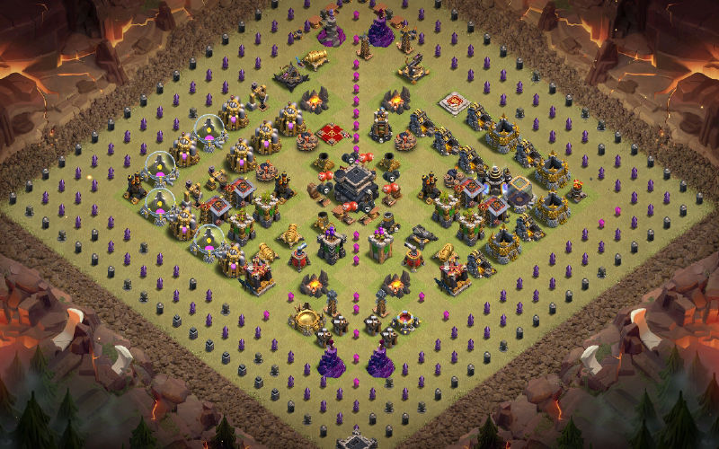 Town Hall 9 Fun Base layout by ALOKOZAY KHAN