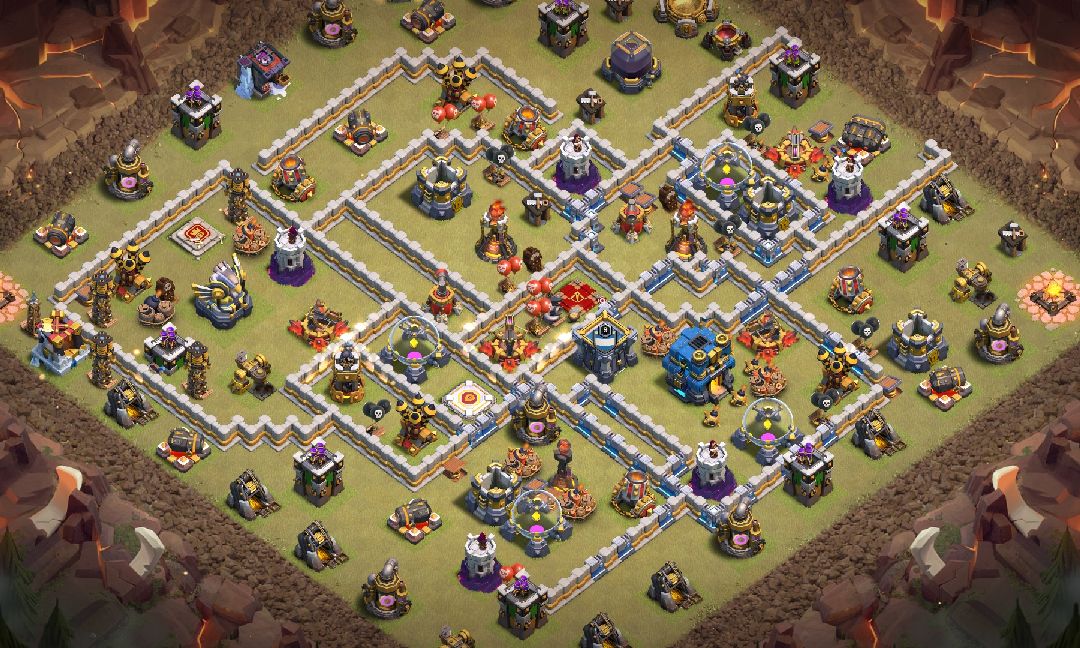 Town Hall 12 War Base layout by BeaTrix™