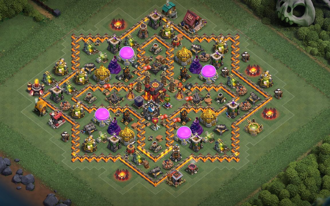 Town Hall 10 CWL Base layout by Dragon Raider
