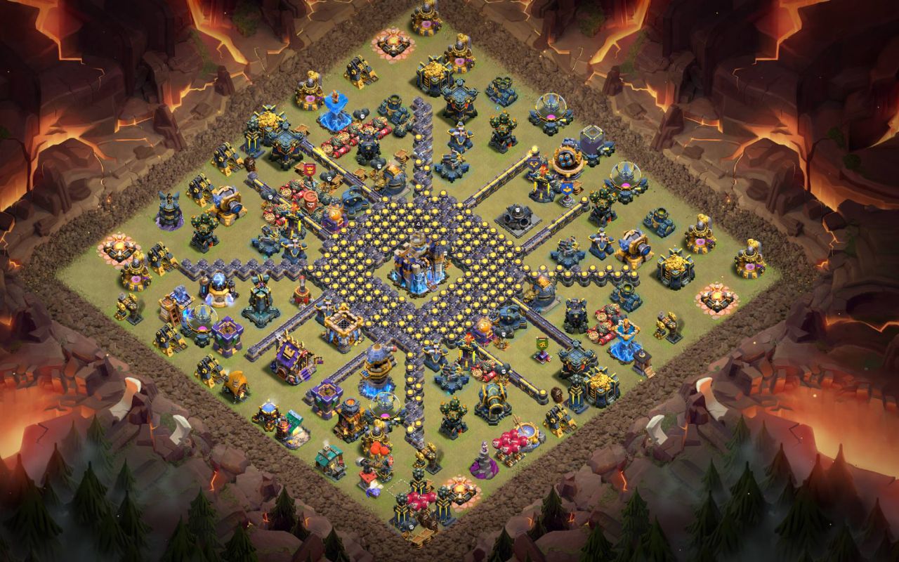 Town Hall 18 War Base layout by XLR8