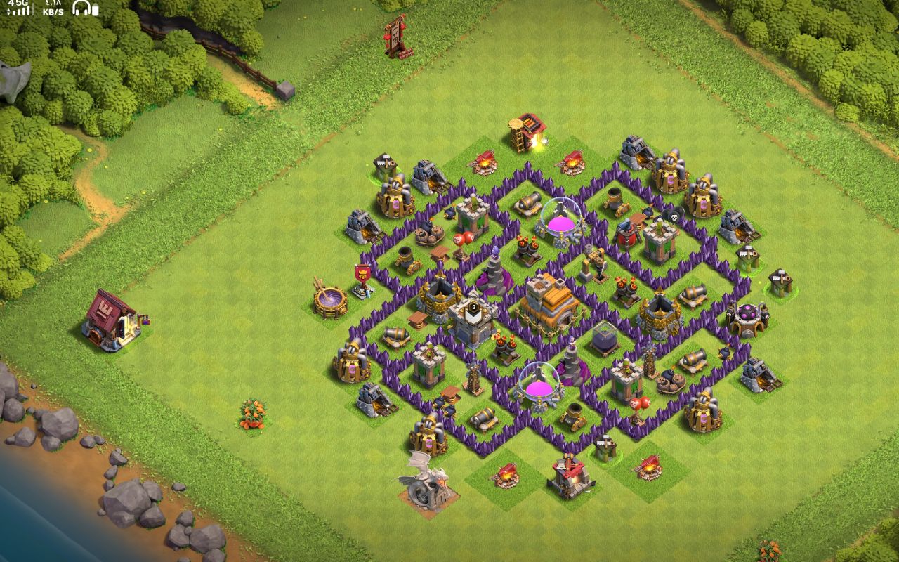 Town Hall 7 War Base layout by ❤O-S_الكاهلي❤