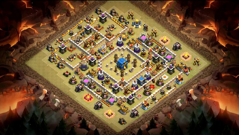 Town Hall 12 War Base layout by TReX