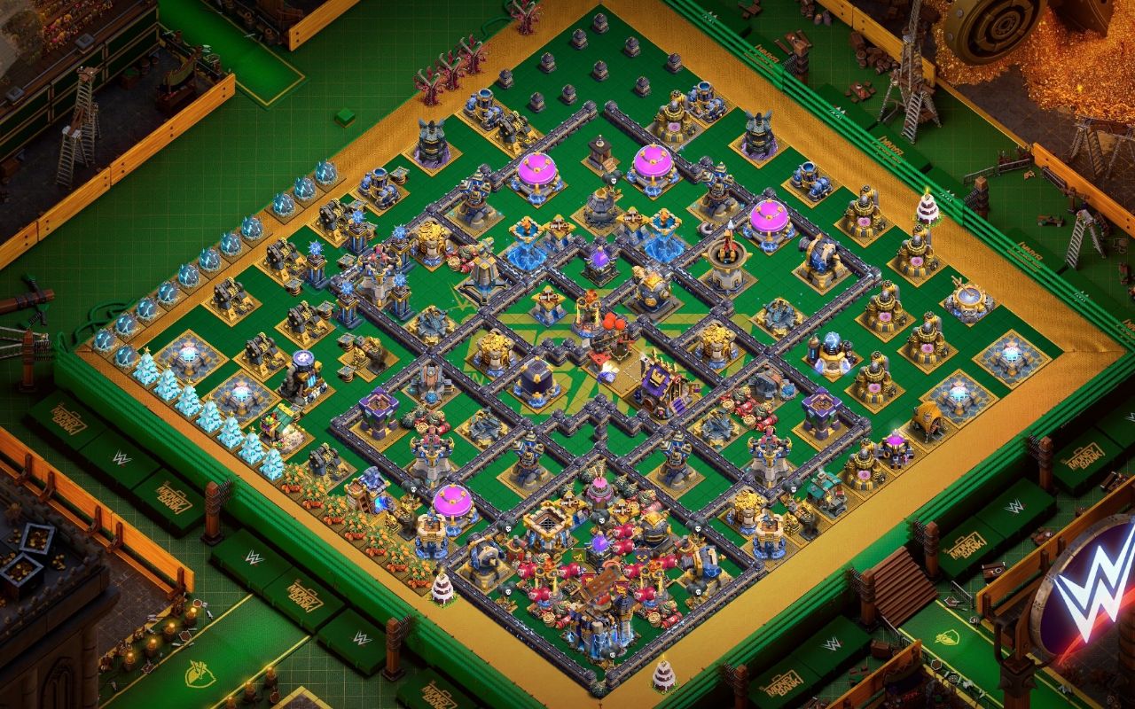 Town Hall 18 CWL Base layout by ديوان الملوك 👑