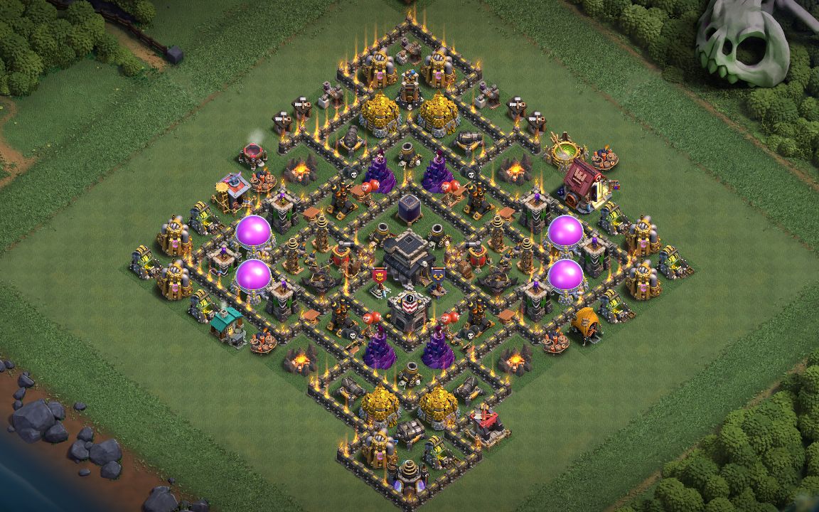 Town Hall 9 CWL Base layout by Dragon Raider