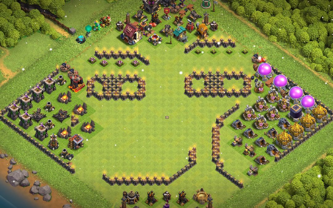 Town Hall 9 Farming Base layout by USER NO