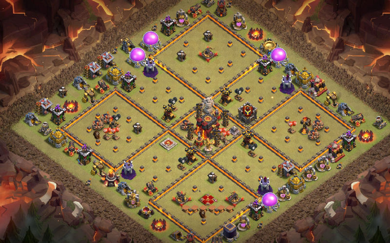 Town Hall 10 War Base layout by PogiqTalaga