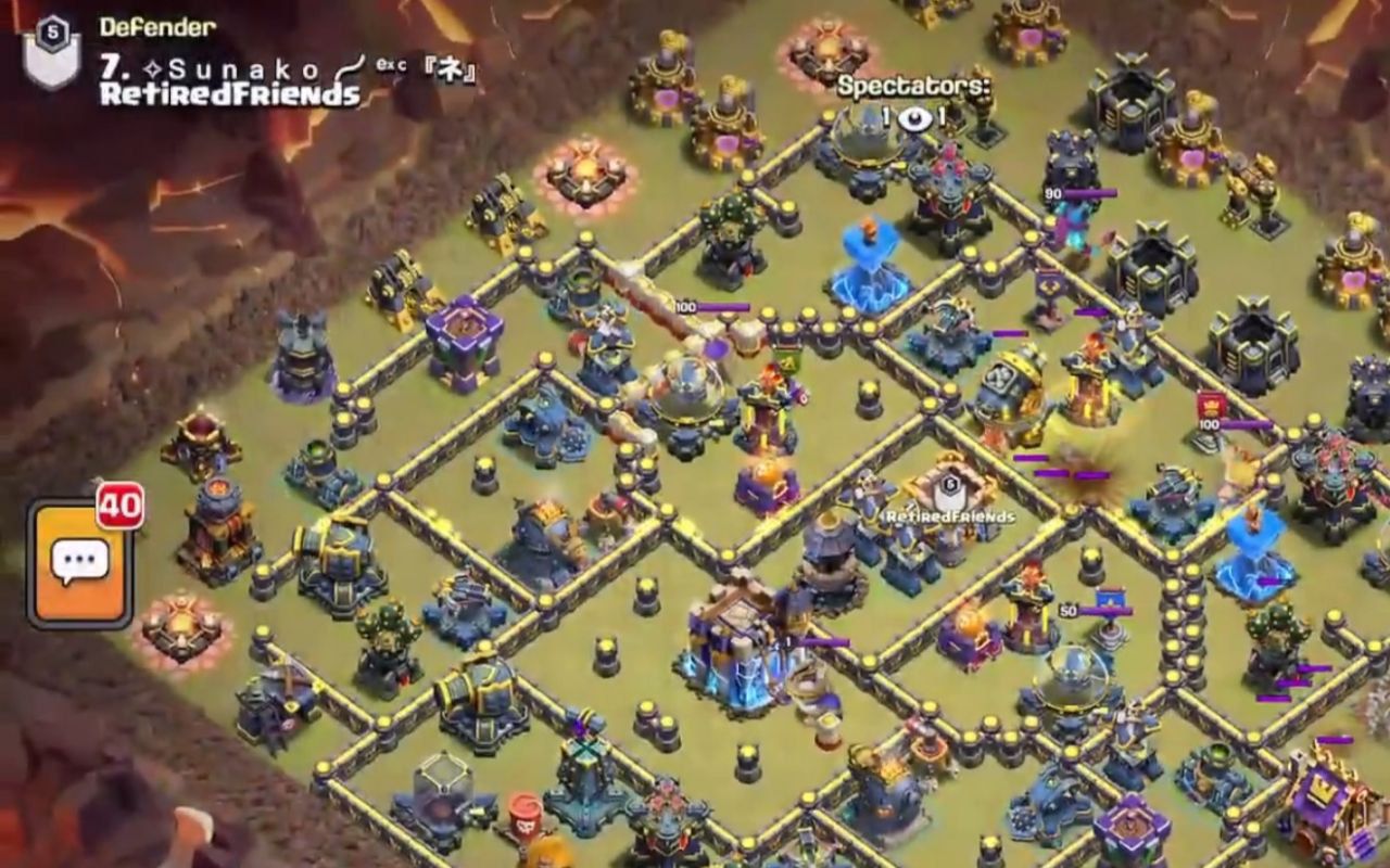 Town Hall 18 War Base layout by XLR8