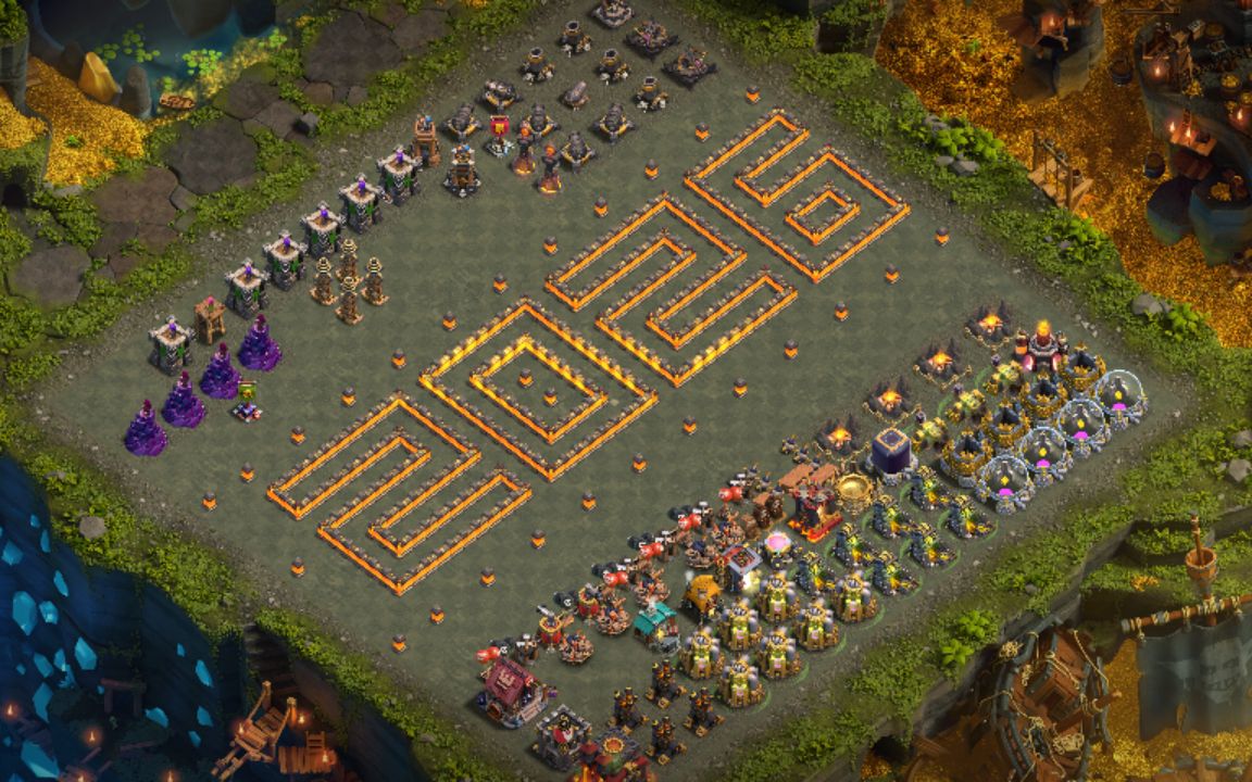 Town Hall 10 Fun Base layout by BakekokDio°°
