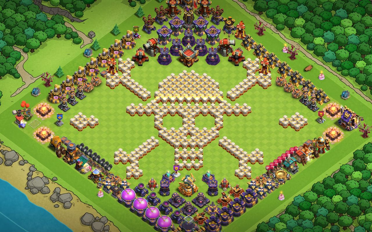 Town Hall 16 Fun Base layout by Saud