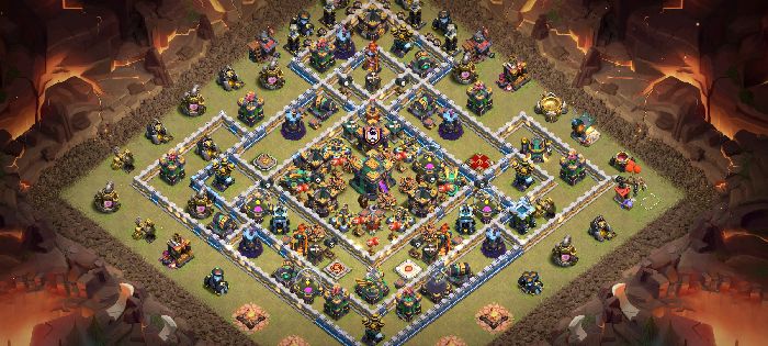 Town Hall 14 War Base layout by TReX