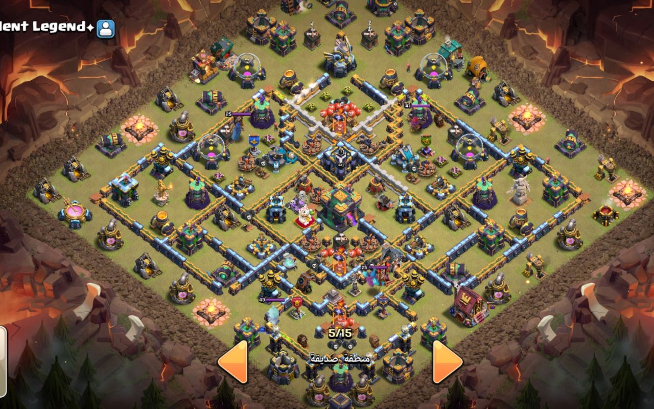 Town Hall 14 CWL Base layout by عاشق clach