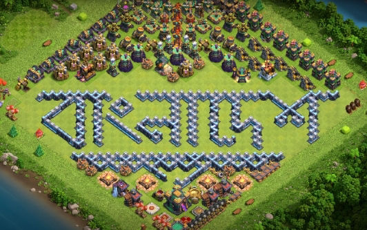 Town Hall 14 Farming Base layout by Gaming Sanged