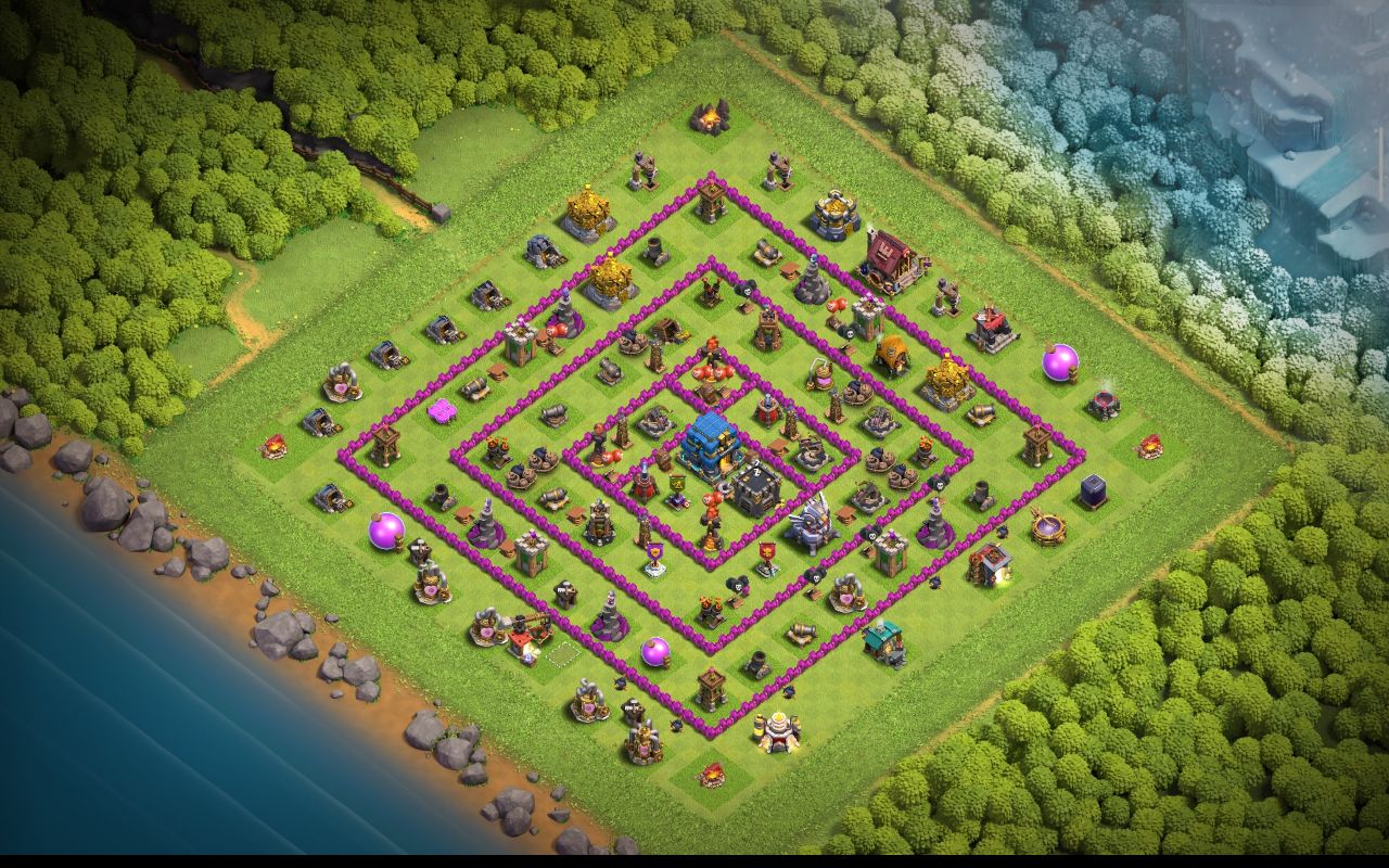 Town Hall 12 CWL Base layout by ادخل الكلان اذه أنته عربي ومنور
