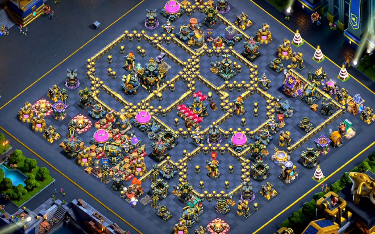 Town Hall 17 Trophy Base layout by Deltarazort