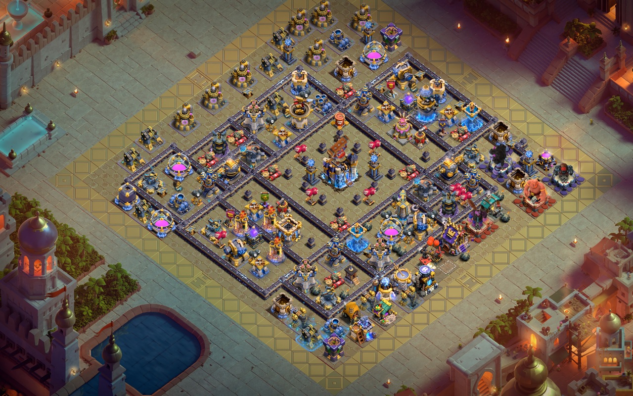 Town Hall 18 War Base layout by Václav’s Bases