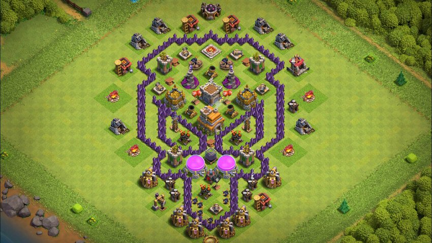 Town Hall 7 Fun Base layout by TReX
