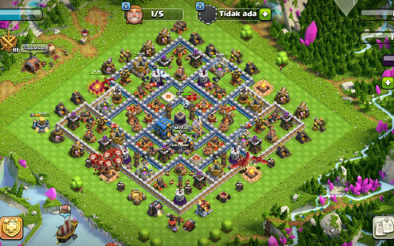 Town Hall 12 Hybrid Base layout by Izumi-Chan