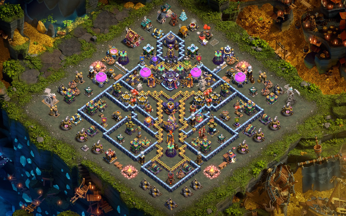 Town Hall 15 War Base layout by Hansal