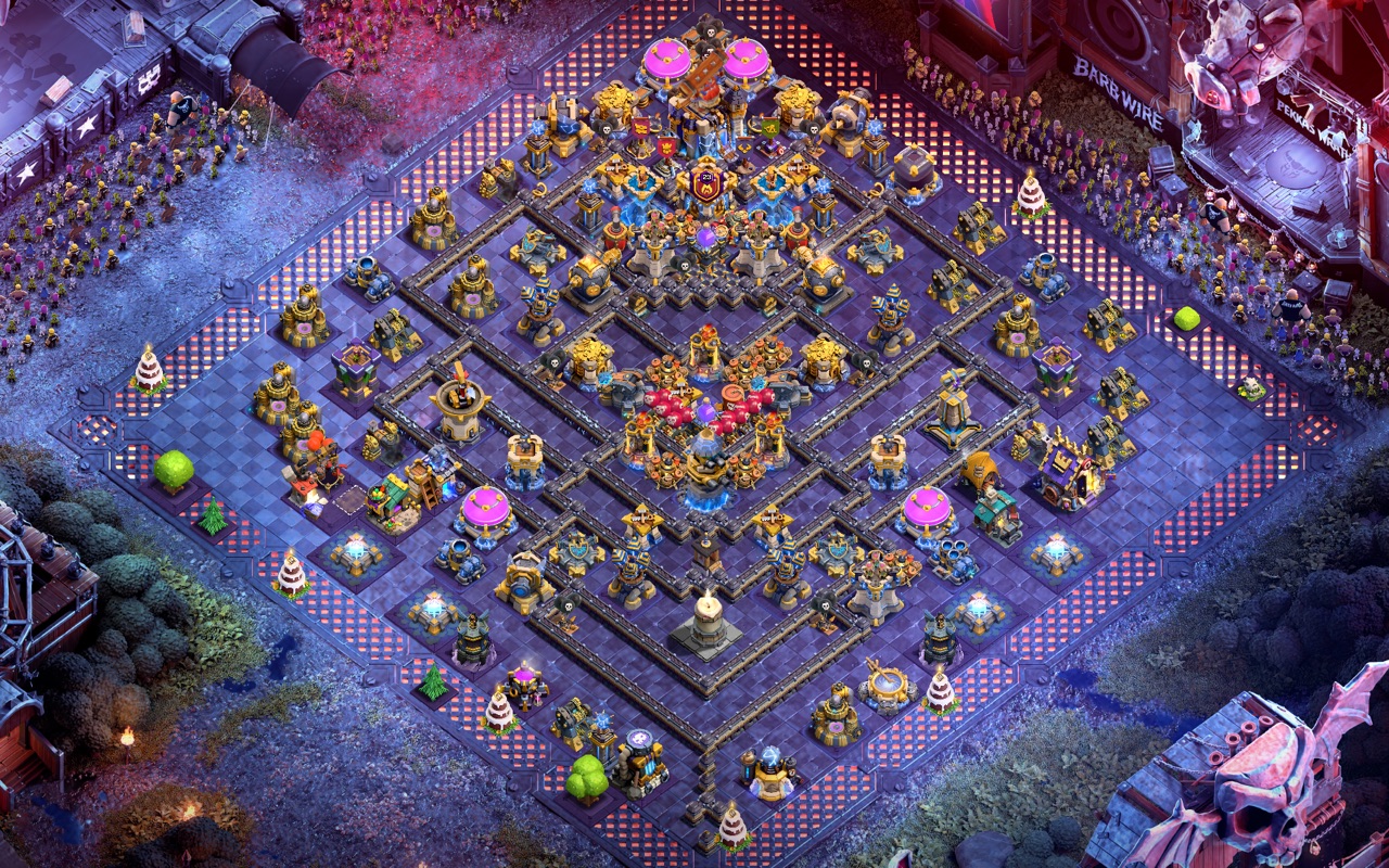 Town Hall 18 CWL Base layout by Mohammed