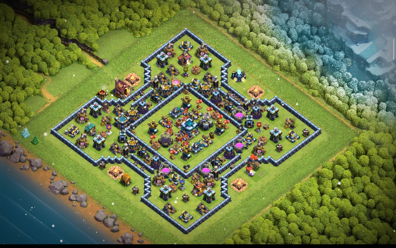 Town Hall 13 War Base layout by ادخل الكلان  اذه أنته عربي  ومنور