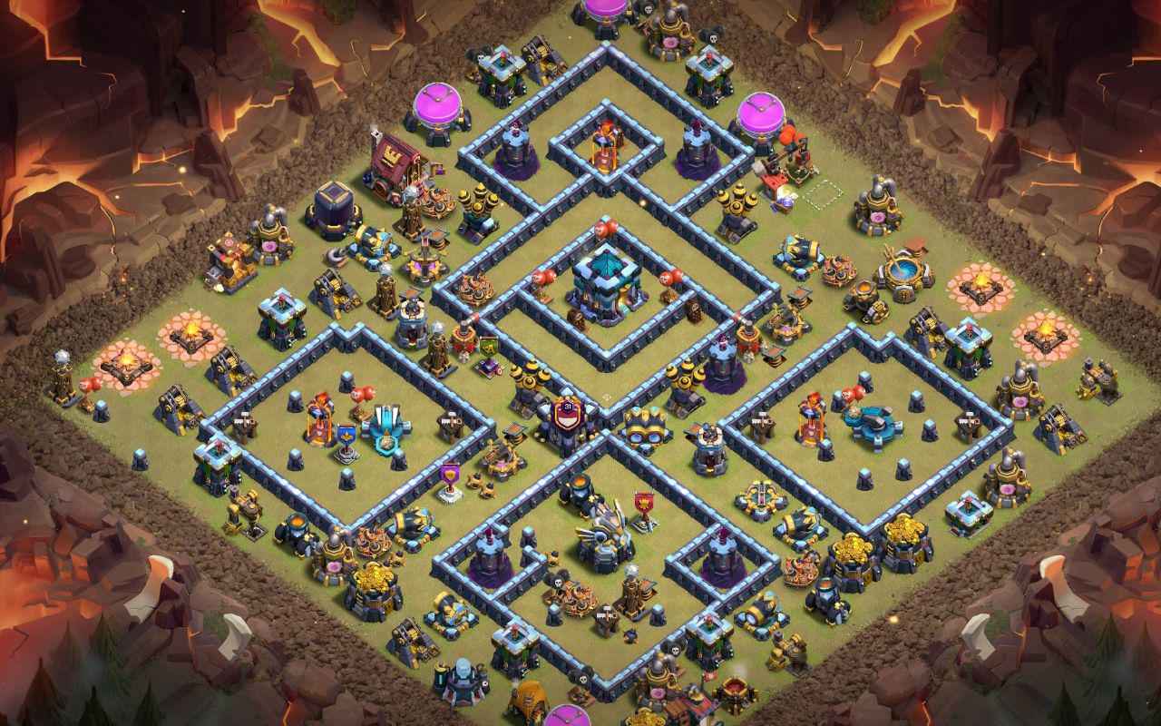 Town Hall 13 CWL Base layout by Crimson Hawk