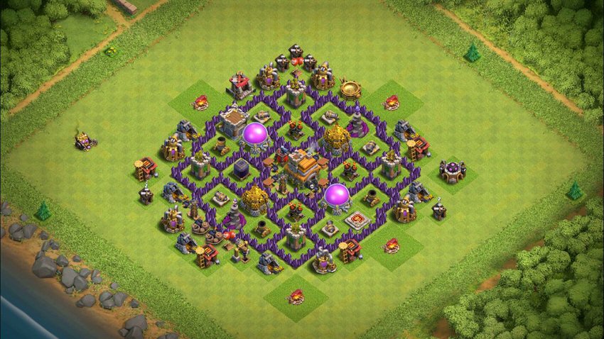 Town Hall 7 Farming Base layout by TReX