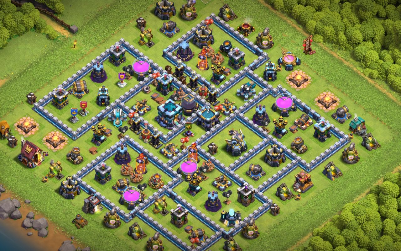 Town Hall 13 CWL Base layout by Razana