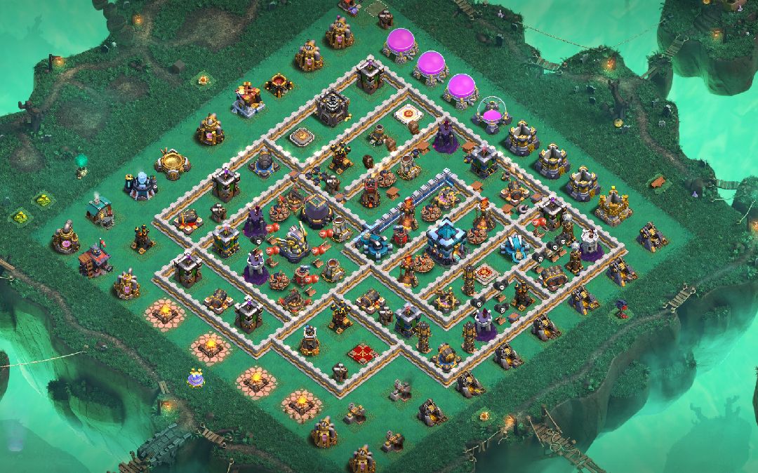 Town Hall 13 Trophy Base layout by Nandan Nath