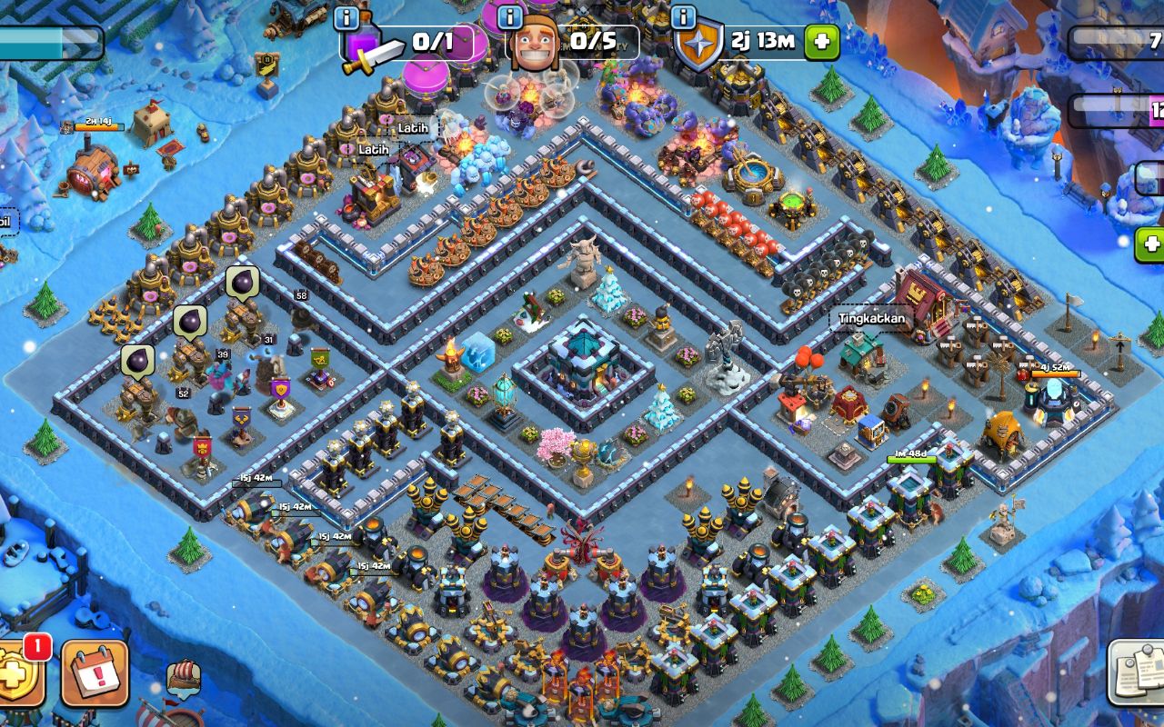 Town Hall 13 Fun Base layout by On Dem