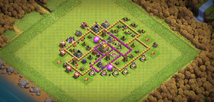 Town Hall 7 War Base layout by User