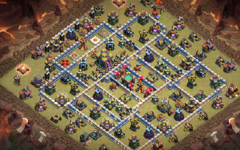 Town Hall 14 War Base layout by XLR8