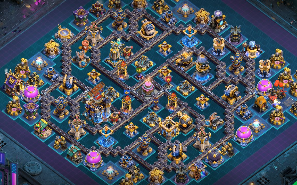 Town Hall 18 War Base layout by ♂️ Crownless