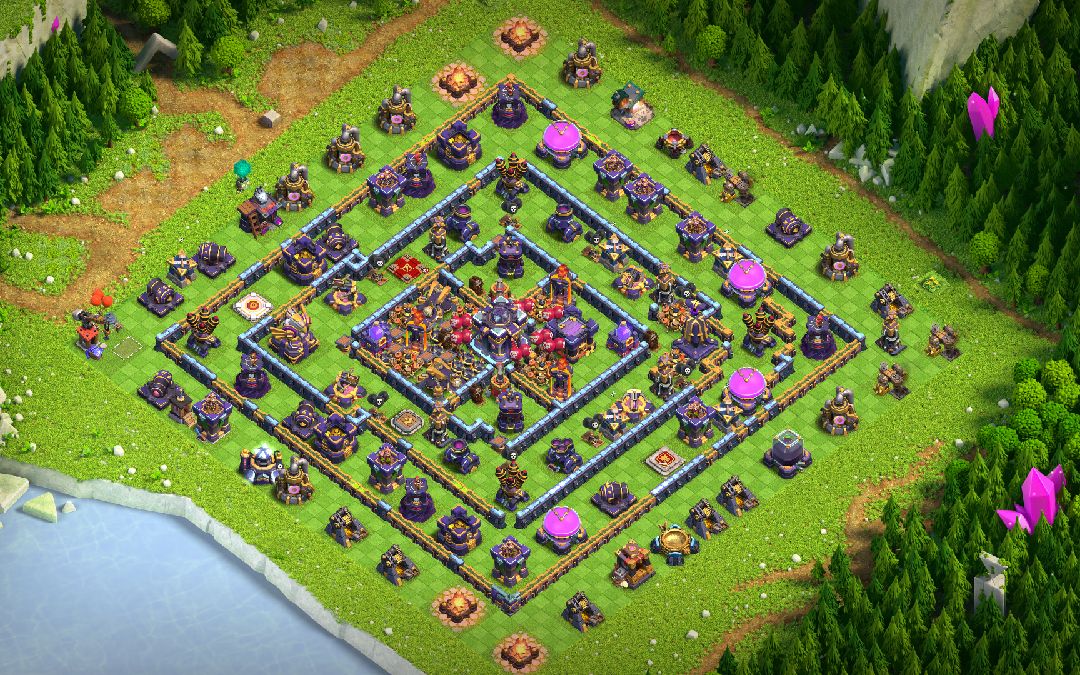 Town Hall 15 Trophy Base layout by XLR8