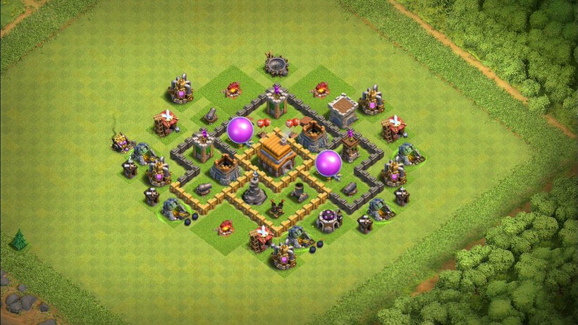 Town Hall 5 Trophy Base layout by TReX