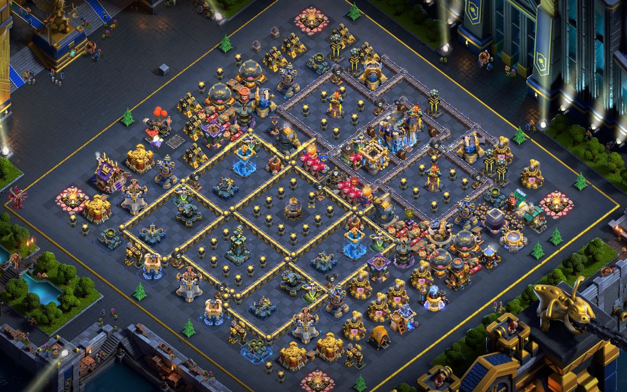 Town Hall 18 CWL Base layout by Bj Raihan