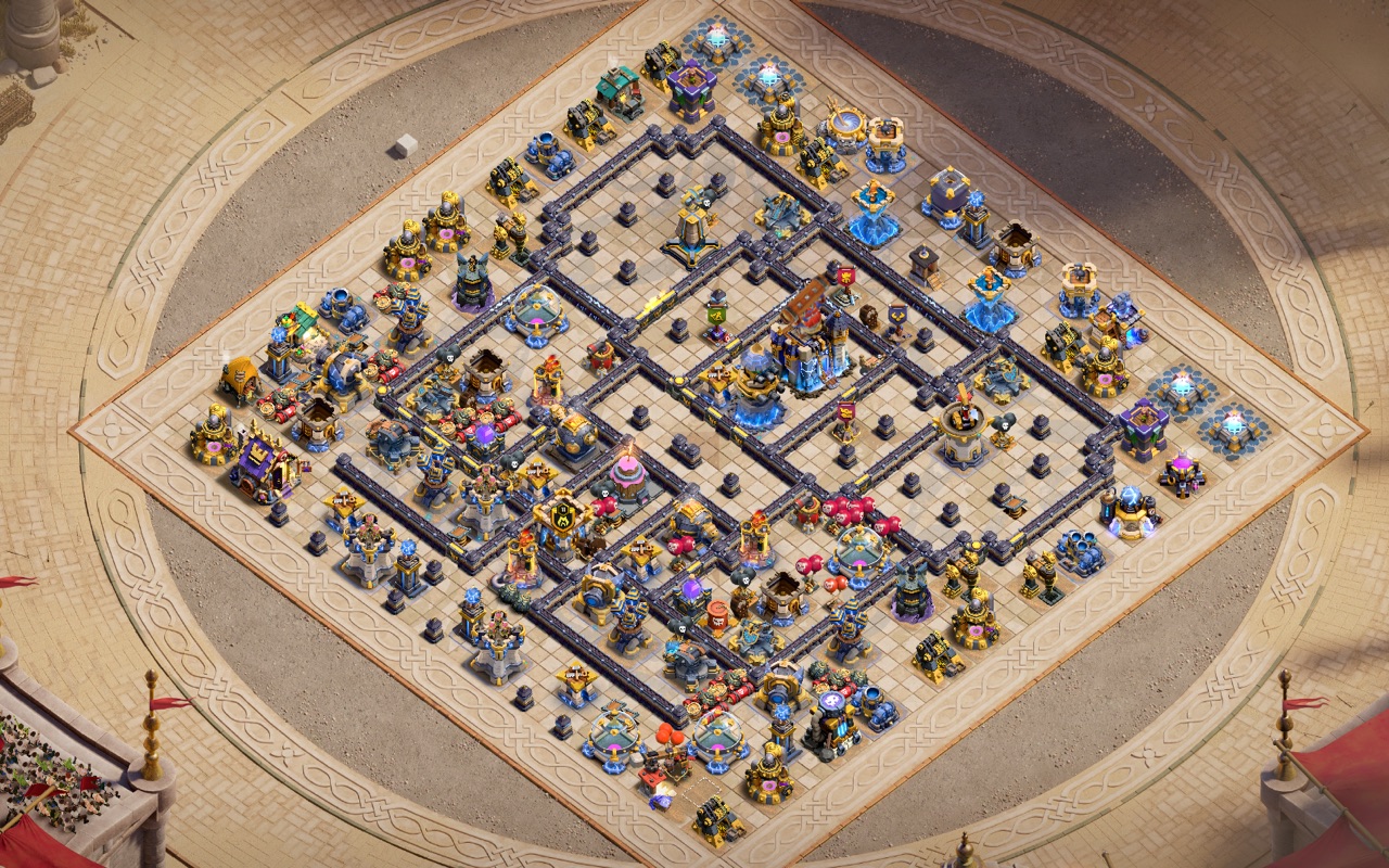 Town Hall 18 War Base layout by Fatih Öztürk