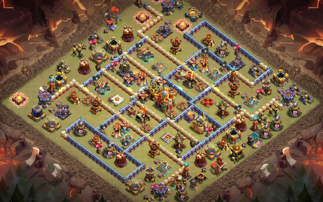 Town Hall 16 War Base layout by ong Naga