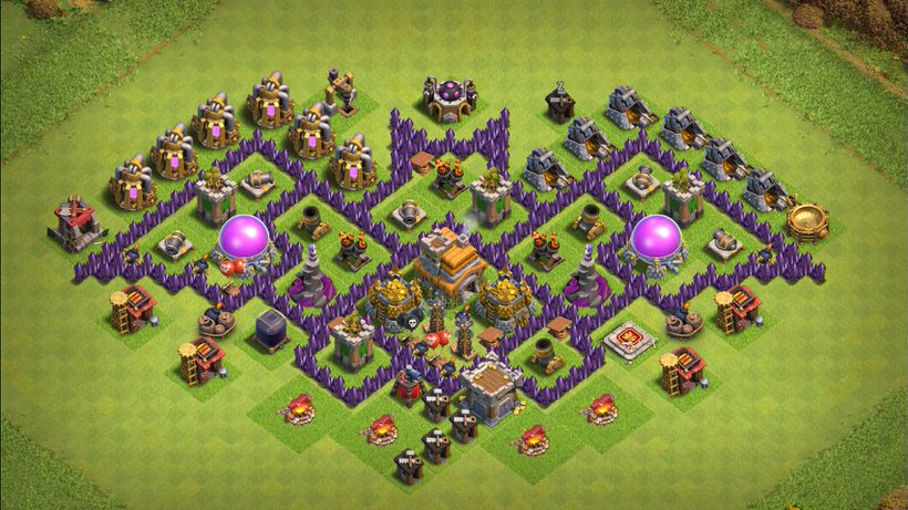 Town Hall 7 Fun Base layout by TReX